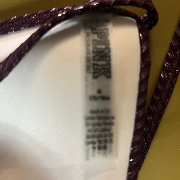 Pink swimsuit top purple - Picture 2 of 2